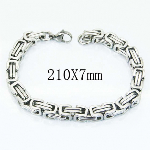 Wholesale Stainless Steel 316L Chain Bracelets NO.#BC70B0534MX