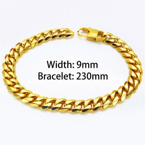 Wholesale Stainless Steel 316L Men's Bracelet NO.#BC82B0077HKS