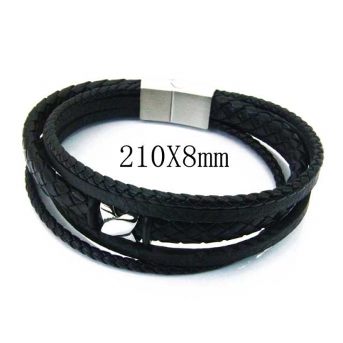 BaiChuan Wholesale Fashion Leather Bracelet NO.#BC23B0269HJL