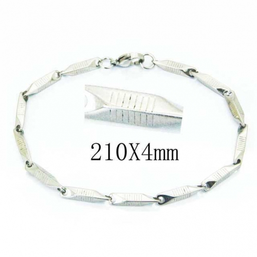 Wholesale Stainless Steel 316L Chain Bracelets NO.#BC70B0564I5