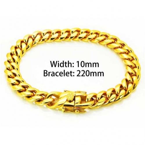 Wholesale Stainless Steel 316L Men's Bracelet NO.#BC18B0861JEE