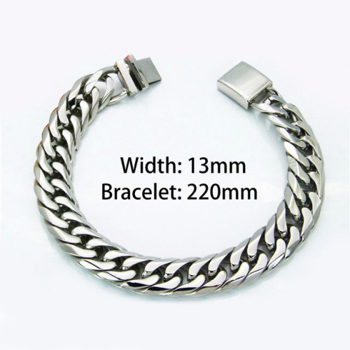 Wholesale Stainless Steel 316L Men's Bracelet NO.#BC82B0007HOZ