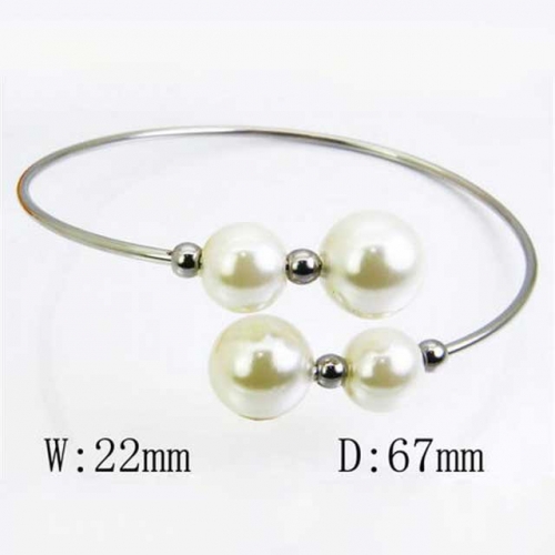 Wholesale Stainless Steel 316L Bangle NO.#BC06B0004O0