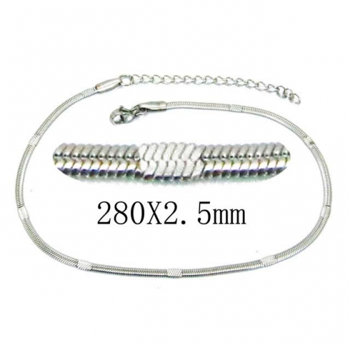 Wholesale Stainless Steel 316L Chain Bracelets NO.#BC62B0362IL