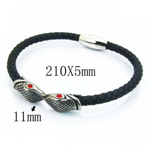 BaiChuan Wholesale Fashion Leather Bracelet NO.#BC23B0009HMX