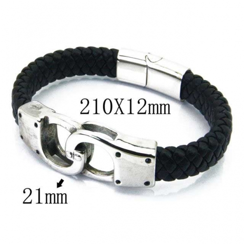 BaiChuan Wholesale Fashion Leather Bracelet NO.#BC23B0167HJX