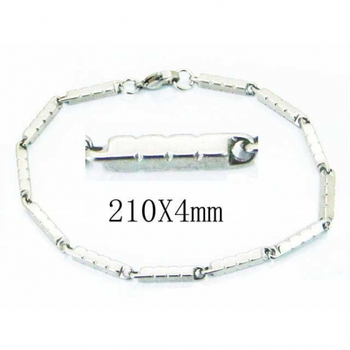 Wholesale Stainless Steel 316L Chain Bracelets NO.#BC70B0556I5
