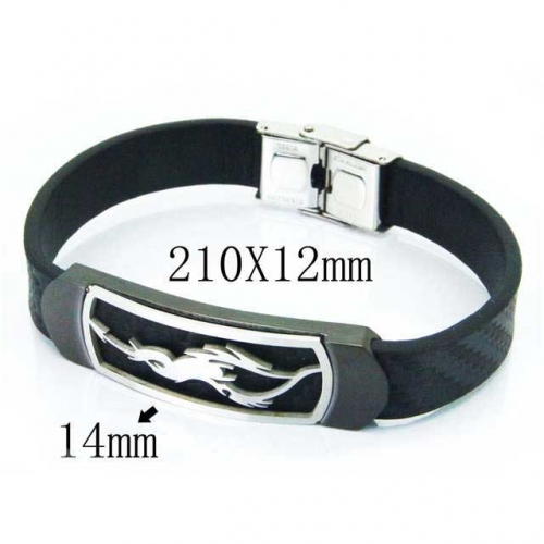 BaiChuan Wholesale Fashion Leather Bracelet NO.#BC23B0067HLQ