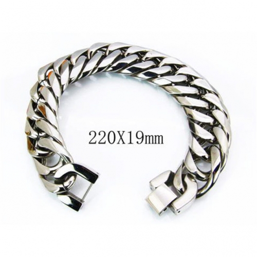 Wholesale Stainless Steel 316L Men's Bracelet NO.#BC54B0050I30