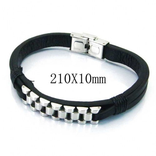 BaiChuan Wholesale Fashion Leather Bracelet NO.#BC23B0260HLX