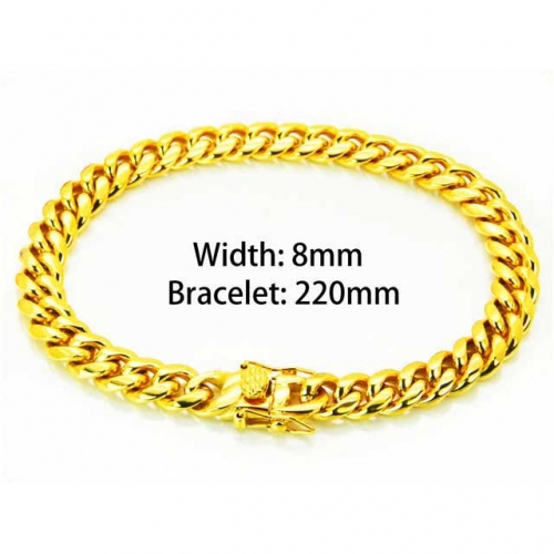 Wholesale Stainless Steel 316L Men's Bracelet NO.#BC18B0862ILY