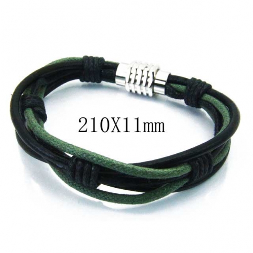 BaiChuan Wholesale Fashion Leather Bracelet NO.#BC23B0267HAA