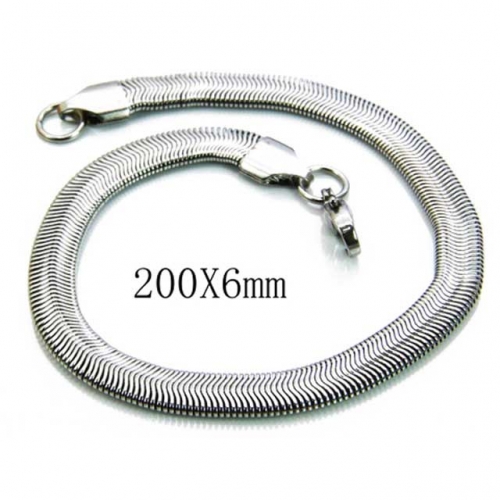 Wholesale Stainless Steel 316L Chain Bracelets NO.#BC70B0087J5