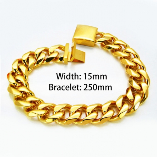 Wholesale Stainless Steel 316L Men's Bracelet NO.#BC82B0091ILZ