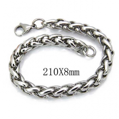 Wholesale Stainless Steel 316L Chain Bracelets NO.#BC40B0054L0