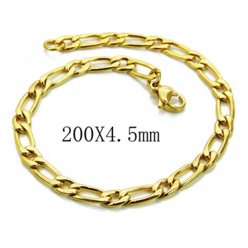 Wholesale Stainless Steel 316L Chain Bracelets NO.#BC70B0108J0