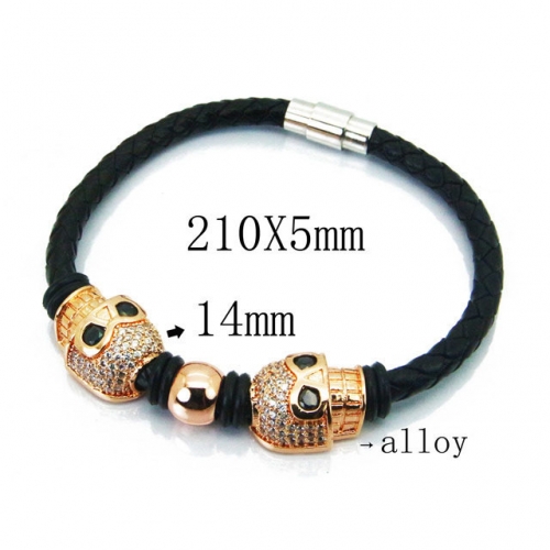 BaiChuan Wholesale Fashion Leather Bracelet NO.#BC41B0052IWW