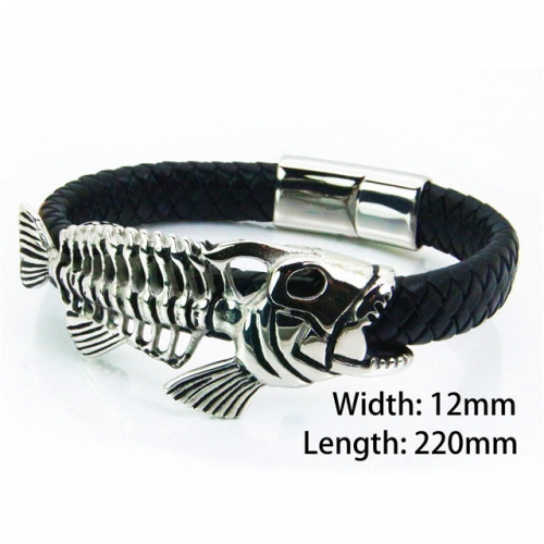 BaiChuan Wholesale Fashion Leather Bracelet NO.#BC29B0018H4X