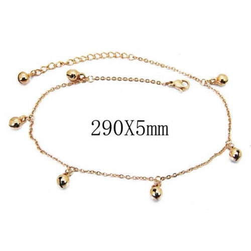 Wholesale Stainless Steel 316L Fashion Anklets NO.#BC23B0132HEE