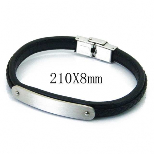 BaiChuan Wholesale Fashion Leather Bracelet NO.#BC23B0223HHR