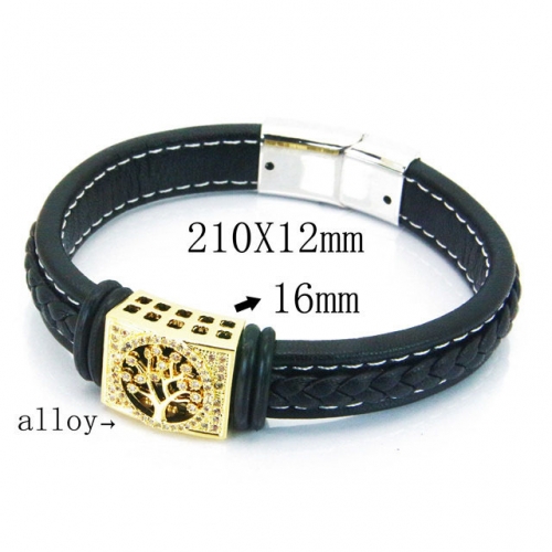 BaiChuan Wholesale Fashion Leather Bracelet NO.#BC41B0068IEE