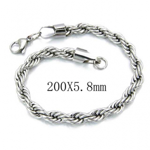 Wholesale Stainless Steel 316L Chain Bracelets NO.#BC61B0051K5