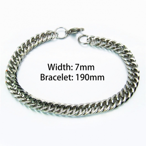 Wholesale Stainless Steel 316L Men's Bracelet NO.#BC70B0435JL