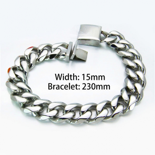 Wholesale Stainless Steel 316L Men's Bracelet NO.#BC82B0090HPX