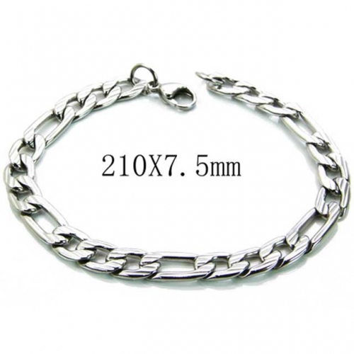 Wholesale Stainless Steel 316L Chain Bracelets NO.#BC70B0121J5