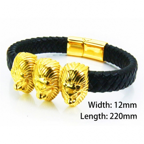 BaiChuan Wholesale Fashion Leather Bracelet NO.#BC29B0062HME