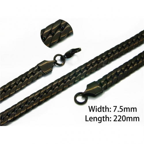 Wholesale Stainless Steel 316L Chain Bracelets NO.#BC40B0135NE