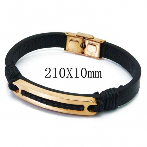 BaiChuan Wholesale Fashion Leather Bracelet NO.#BC23B0206HKW