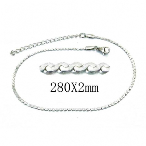 Wholesale Stainless Steel 316L Chain Bracelets NO.#BC62B0364IZ