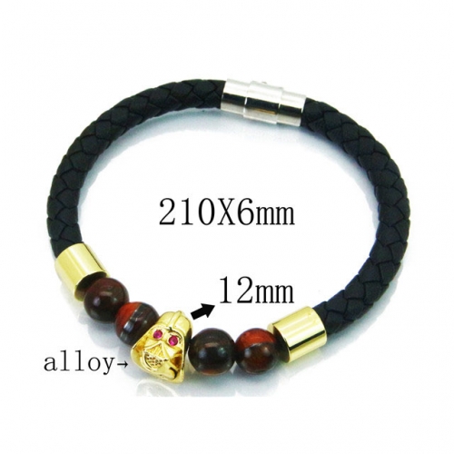 BaiChuan Wholesale Fashion Leather Bracelet NO.#BC41B0038HOF