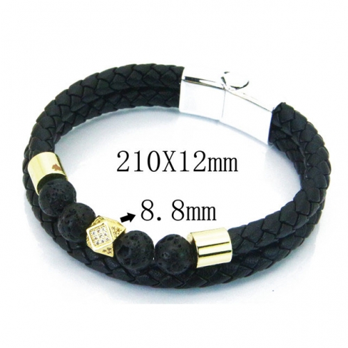 BaiChuan Wholesale Fashion Leather Bracelet NO.#BC41B0077IMW