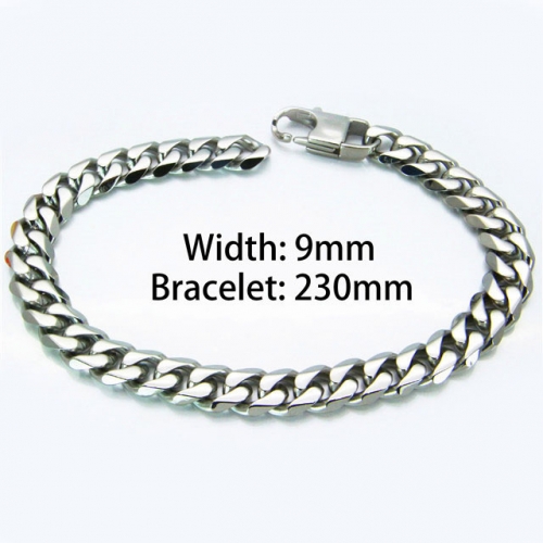 Wholesale Stainless Steel 316L Men's Bracelet NO.#BC82B0076HAA