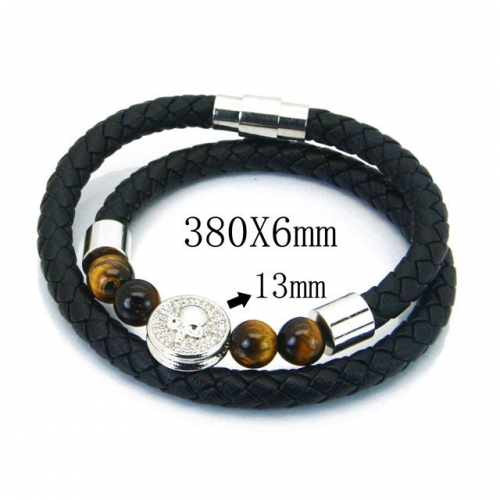 BaiChuan Wholesale Fashion Leather Bracelet NO.#BC41B0099ILT