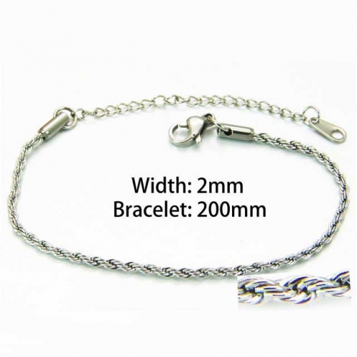 Wholesale Stainless Steel 316L Chain Bracelets NO.#BC61B0287IL