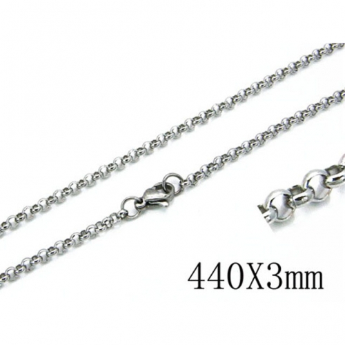 Wholesale Stainless Steel 316L Rolo & Belcher Chains NO.#BC70N0078J0