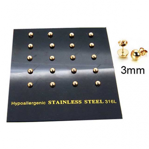 Wholesale Stainless Steel 316L Post & Ear Stud NO.#BC30E1442HOZ