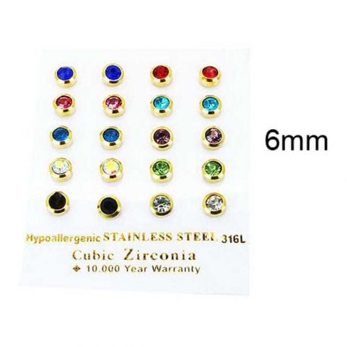 BaiChuan Wholesale Crystal or Zircon Ear Studs NO.#BC25E0661JLX