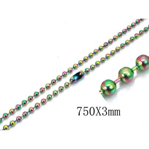 Wholesale Stainless Steel 316L Chain NO.#BC70N0500JG