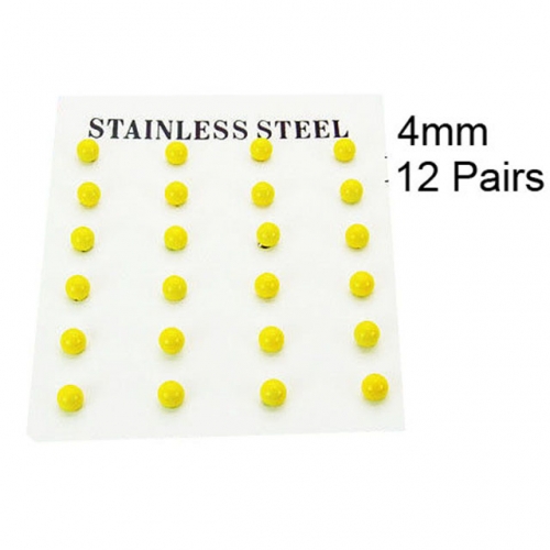 Wholesale Stainless Steel 316L Post & Ear Stud NO.#BC70E0534HIQ