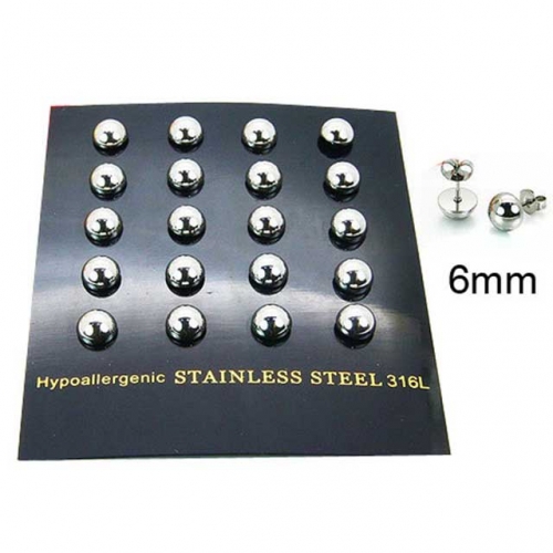 Wholesale Stainless Steel 316L Post & Ear Stud NO.#BC30E1449HJS