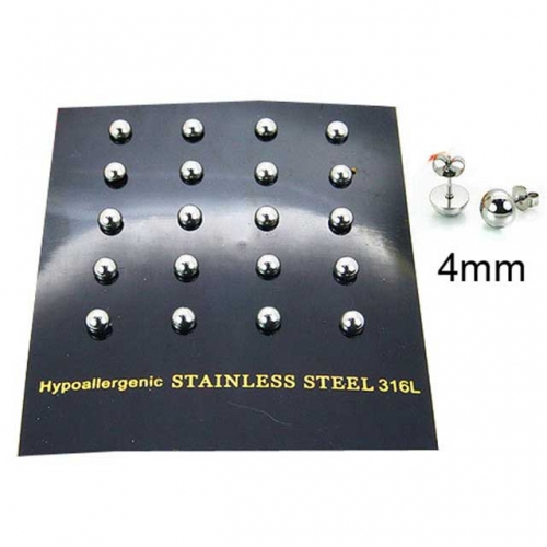 Wholesale Stainless Steel 316L Post & Ear Stud NO.#BC30E1443HCC