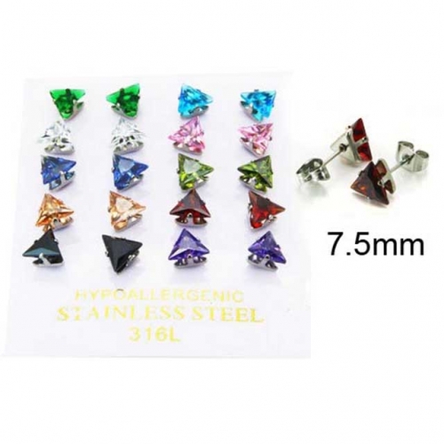 BaiChuan Wholesale Crystal or Zircon Ear Studs NO.#BC25E0680JLX