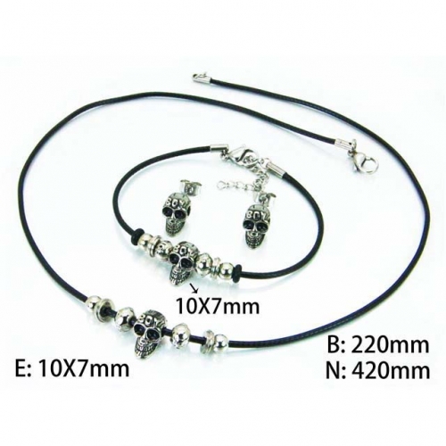 Wholesale Stainless Steel 316L Popular Jewelry Set NO.#BC64S1059IKR