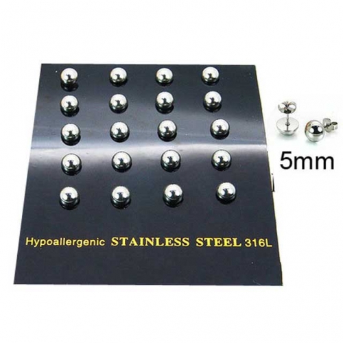 Wholesale Stainless Steel 316L Post & Ear Stud NO.#BC30E1446HWW
