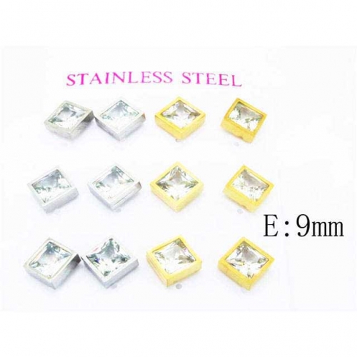 BaiChuan Wholesale Crystal or Zircon Ear Studs NO.#BC59E0554HPL