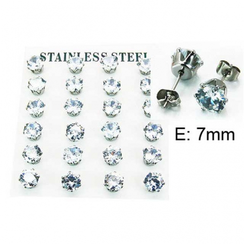 BaiChuan Wholesale Crystal or Zircon Ear Studs NO.#BC21E0027HHS